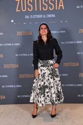 IPA89362433 - Rome, Cinema Barberini: Photocall for the film Zustissia. Pictured: Geppi Cucciari  Copyright: xVincenzoxLandix xVincenzoxLandix IPA89362433