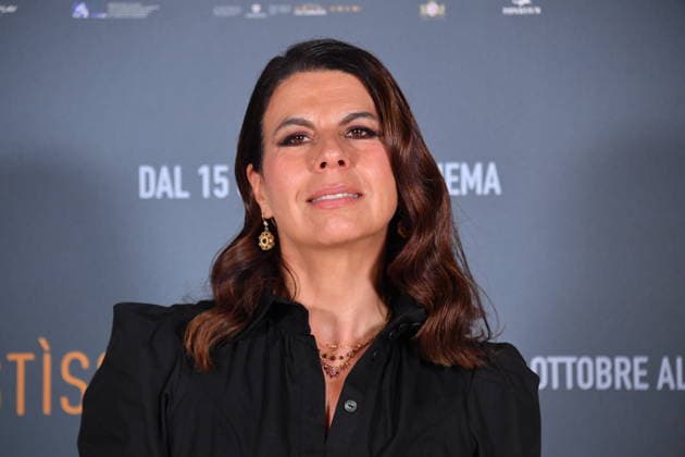 IPA89362523 - Rome, Cinema Barberini: Photocall for the film Zustissia. Pictured: Geppi Cucciari  Copyright: xVincenzoxLandix xVincenzoxLandix IPA89362523
