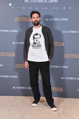IPA89362554 - Rome, Cinema Barberini: Photocall for the film Zustissia. Pictured: Francesco Piras  Copyright: xVincenzoxLandix xVincenzoxLandix IPA89362554