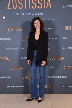 IPA89362543 - Rome, Cinema Barberini: Photocall for the film Zustissia. Pictured: Paola Giannini  Copyright: xVincenzoxLandix xVincenzoxLandix IPA89362543