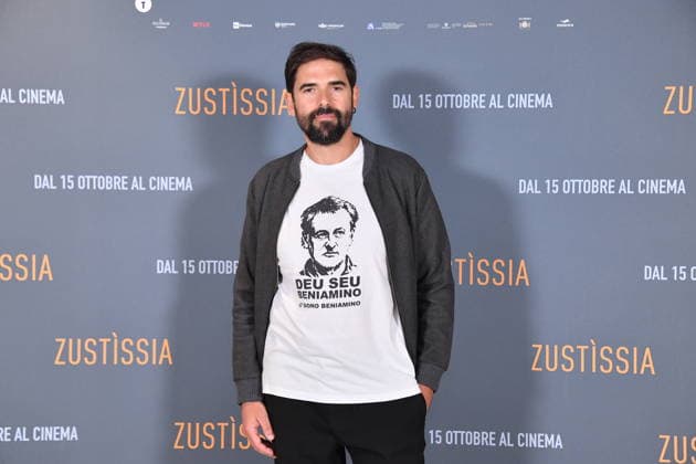 IPA89362555 - Rome, Cinema Barberini: Photocall for the film Zustissia. Pictured: Francesco Piras  Copyright: xVincenzoxLandix xVincenzoxLandix IPA89362555