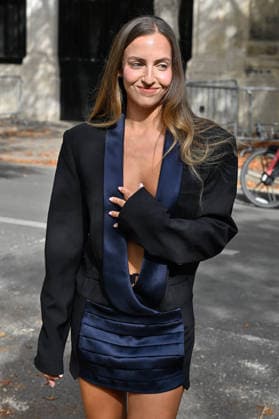 PFW Christopher Esber Outside Arrivals Carla Ginola arriving at Christopher Esber show during Paris Fashion Week, in Paris, France on 6 October 2026. Photo by Julien Reynaud APS-Medias ABACAPRESS.COM Paris France  Copyright: xReynaudxJulien APS-Medias ABACAx