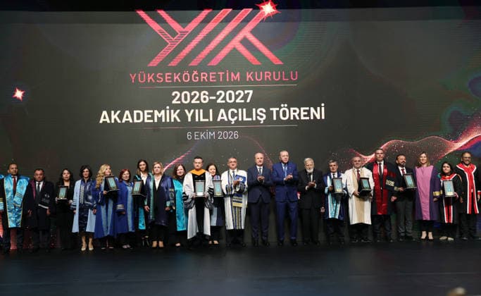 Turkish President Recep Tayyip Erdogan ANKARA, TURKIYE - OCTOBER 6: (----EDITORIAL USE ONLY - MANDATORY CREDIT - TURKISH PRESIDENCY MURAT KULA HANDOUT - NO MARKETING NO ADVERTISING CAMPAIGNS - DISTRIBUTED AS A SERVICE TO CLIENTS----) Turkish President Recep Tayyip Erdogan attends the Opening Ceremony of Academic Year 2026-2027 at the Bestepe National Congress and Culture Center in Ankara, Turkiye, on October 6, 2026. Turkish Presidency Murat Kula Handout Anadolu Ankara Turkey. Editorial use only. Please get in touch for any other usage.  Copyright: x2026xAnadoluxTurkishxPresidencyx xMuratxKulax xHandoutx