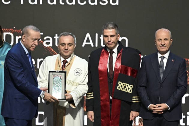 Turkish President Recep Tayyip Erdogan ANKARA, TURKIYE - OCTOBER 06: Turkish President Recep Tayyip Erdogan attends the opening ceremony of the 2026-2027 Higher Education Academic Year at Bestepe National Congress and Culture Center, on October 06, 2026 in Ankara, Turkiye. Dogukan Keskinkilic Anadolu Ankara Turkey. Editorial use only. Please get in touch for any other usage.  Copyright: x2026xAnadoluxDogukanxKeskinkilicx