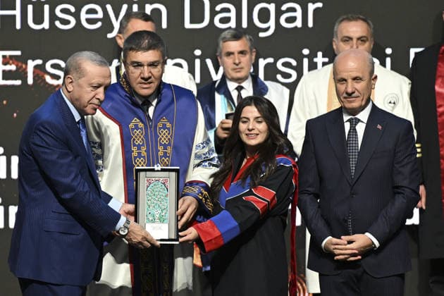 Turkish President Recep Tayyip Erdogan ANKARA, TURKIYE - OCTOBER 06: Turkish President Recep Tayyip Erdogan attends the opening ceremony of the 2026-2027 Higher Education Academic Year at Bestepe National Congress and Culture Center, on October 06, 2026 in Ankara, Turkiye. Dogukan Keskinkilic Anadolu Ankara Turkey. Editorial use only. Please get in touch for any other usage.  Copyright: x2026xAnadoluxDogukanxKeskinkilicx