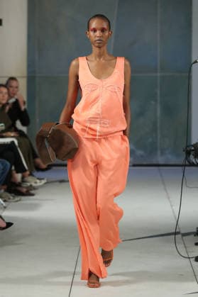 PFW - Litkovska Runway A model walks the runway during the Litkovska Womenswear Spring Summer 2027 show as part of the Paris Fashion Week on October 6, 2026 in Paris, France. Photo by Alain-Gil Gonzalez ABACAPRESS.COM Paris France  Copyright: xGonzalezxAlain-Gil ABACAx