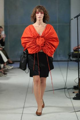 PFW - Litkovska Runway A model walks the runway during the Litkovska Womenswear Spring Summer 2027 show as part of the Paris Fashion Week on October 6, 2026 in Paris, France. Photo by Alain-Gil Gonzalez ABACAPRESS.COM Paris France  Copyright: xGonzalezxAlain-Gil ABACAx