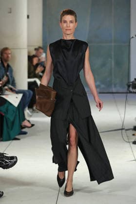 PFW - Litkovska Runway A model walks the runway during the Litkovska Womenswear Spring Summer 2027 show as part of the Paris Fashion Week on October 6, 2026 in Paris, France. Photo by Alain-Gil Gonzalez ABACAPRESS.COM Paris France  Copyright: xGonzalezxAlain-Gil ABACAx