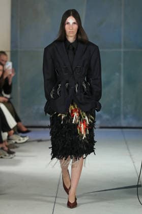 PFW - Litkovska Runway A model walks the runway during the Litkovska Womenswear Spring Summer 2027 show as part of the Paris Fashion Week on October 6, 2026 in Paris, France. Photo by Alain-Gil Gonzalez ABACAPRESS.COM Paris France  Copyright: xGonzalezxAlain-Gil ABACAx