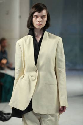 PFW - Litkovska Runway A model walks the runway during the Litkovska Womenswear Spring Summer 2027 show as part of the Paris Fashion Week on October 6, 2026 in Paris, France. Photo by Alain-Gil Gonzalez ABACAPRESS.COM Paris France  Copyright: xGonzalezxAlain-Gil ABACAx