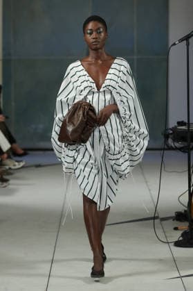 PFW - Litkovska Runway A model walks the runway during the Litkovska Womenswear Spring Summer 2027 show as part of the Paris Fashion Week on October 6, 2026 in Paris, France. Photo by Alain-Gil Gonzalez ABACAPRESS.COM Paris France  Copyright: xGonzalezxAlain-Gil ABACAx