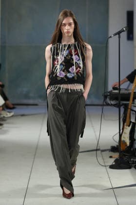 PFW - Litkovska Runway A model walks the runway during the Litkovska Womenswear Spring Summer 2027 show as part of the Paris Fashion Week on October 6, 2026 in Paris, France. Photo by Alain-Gil Gonzalez ABACAPRESS.COM Paris France  Copyright: xGonzalezxAlain-Gil ABACAx