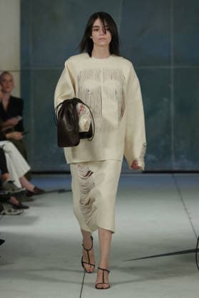 PFW - Litkovska Runway A model walks the runway during the Litkovska Womenswear Spring Summer 2027 show as part of the Paris Fashion Week on October 6, 2026 in Paris, France. Photo by Alain-Gil Gonzalez ABACAPRESS.COM Paris France  Copyright: xGonzalezxAlain-Gil ABACAx