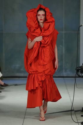 PFW - Litkovska Runway A model walks the runway during the Litkovska Womenswear Spring Summer 2027 show as part of the Paris Fashion Week on October 6, 2026 in Paris, France. Photo by Alain-Gil Gonzalez ABACAPRESS.COM Paris France  Copyright: xGonzalezxAlain-Gil ABACAx