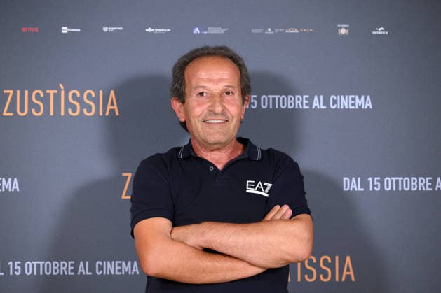October 6, 2026, Rome, Rome, Italy: Beniamino Zuncheddu during the photocall for the presentation of the film Zustissia, inspired by his story and the longest miscarriage of justice in Italian history, 33 years of wrongful imprisonment. Rome, October 6, 2026 Rome Italy  - ZUMAa289 20261006_zia_a289_027 Copyright: xMariaxLauraxAntonellix xAgfx