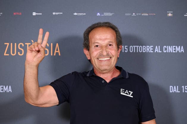 October 6, 2026, Rome, Rome, Italy: Beniamino Zuncheddu during the photocall for the presentation of the film Zustissia, inspired by his story and the longest miscarriage of justice in Italian history, 33 years of wrongful imprisonment. Rome, October 6, 2026 Rome Italy  - ZUMAa289 20261006_zia_a289_029 Copyright: xMariaxLauraxAntonellix xAgfx