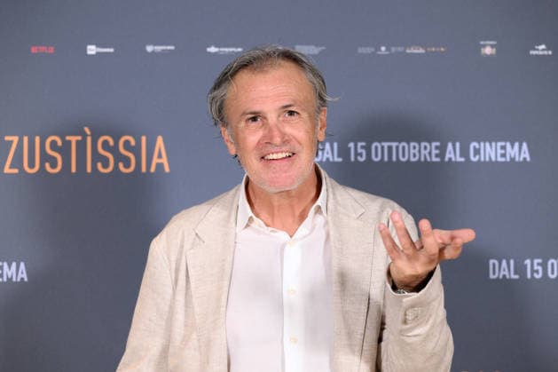 October 6, 2026, Rome, Rome, Italy: Fabrizio Ferracane during the photocall for the presentation of the film Zustissia, inspired by the true story of the longest miscarriage of justice in Italian history, 33 years of wrongful imprisonment. Rome, October 6, 2026 Rome Italy  - ZUMAa289 20261006_zia_a289_036 Copyright: xMariaxLauraxAntonellix xAgfx