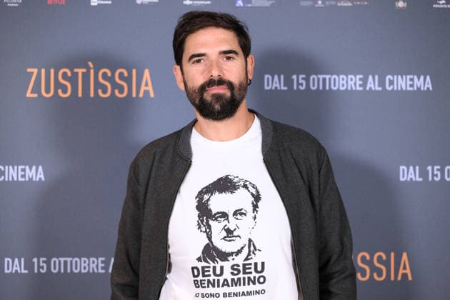 October 6, 2026, Rome, Rome, Italy: Director Francesco Piras during the photocall for the presentation of the film Zustissia, inspired by the true story of the longest miscarriage of justice in Italian history, 33 years of wrongful imprisonment. Rome, October 6, 2026 Rome Italy  - ZUMAa289 20261006_zia_a289_061 Copyright: xMariaxLauraxAntonellix xAgfx