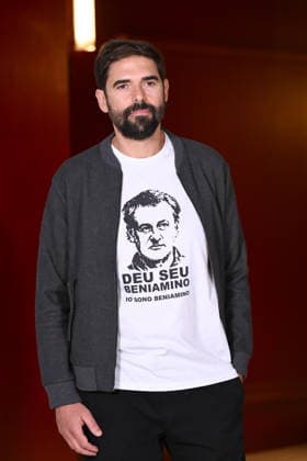October 6, 2026, Rome, Rome, Italy: Director Francesco Piras during the photocall for the presentation of the film Zustissia, inspired by the true story of the longest miscarriage of justice in Italian history, 33 years of wrongful imprisonment. Rome, October 6, 2026 Rome Italy  - ZUMAa289 20261006_zia_a289_068 Copyright: xMariaxLauraxAntonellix xAgfx