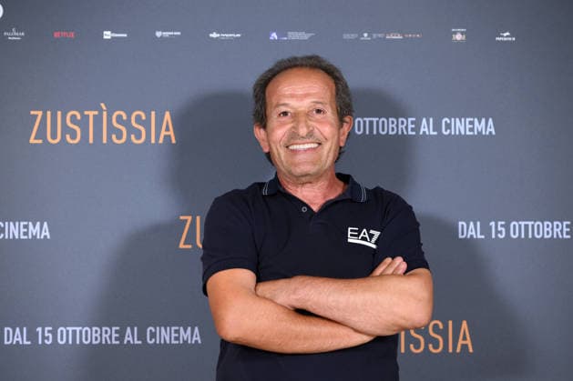 October 6, 2026, Rome, Rome, Italy: Beniamino Zuncheddu during the photocall for the presentation of the film Zustissia, inspired by his story and the longest miscarriage of justice in Italian history, 33 years of wrongful imprisonment. Rome, October 6, 2026 Rome Italy  - ZUMAa289 20261006_zia_a289_108 Copyright: xMariaxLauraxAntonellix xAgfx