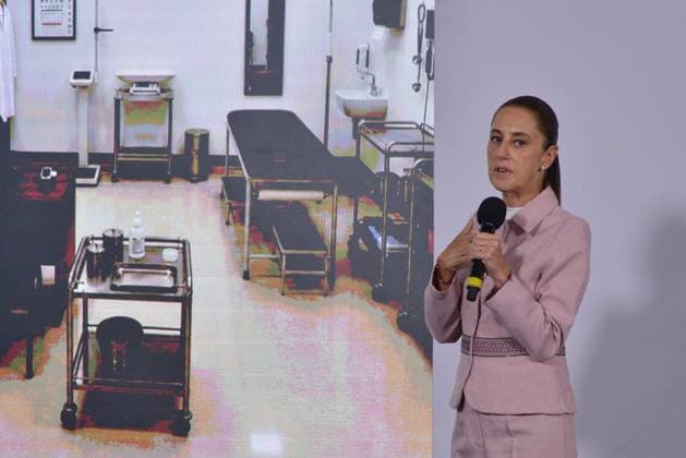 October 6, 2026: TO-45365-MEXICO , June 10, 2026. Mexican President Claudia Sheinbaum spoke about the increase in health clinics and national policy during the "People& 039;s Conference" at the National Palace in Mexico City. Clasos.com.mx - ZUMAcs4_ 20261006_faa_cs4_055 Copyright: xJavierxLiraxOterox