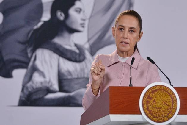 October 6, 2026: TO-45365-MEXICO , June 10, 2026. Mexican President Claudia Sheinbaum spoke about the increase in health clinics and national policy during the "People& 039;s Conference" at the National Palace in Mexico City. Clasos.com.mx - ZUMAcs4_ 20261006_faa_cs4_062 Copyright: xJavierxLiraxOterox