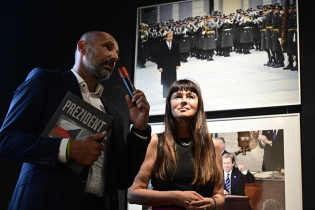 CTK Photobank editor-in-chief Petr Mlch and Czech Photo director Veronika Souralova during the opening of Photo CTK: Havel - President Vaclav Havel Through the Eyes of CTK Photojournalists exhibition, marking 90th anniversary of Havel s birth, organised by Czech Press Agency (CTK)xinxcollaborationxwithxCzechxPhoto,xonxOctoberx6,x2026,xinxPrague,xCzechxRepublic.x(CTKxPhoto RomanxVondrous) CTKPhotoP2026100607144  CTKPhotoP2026100607144