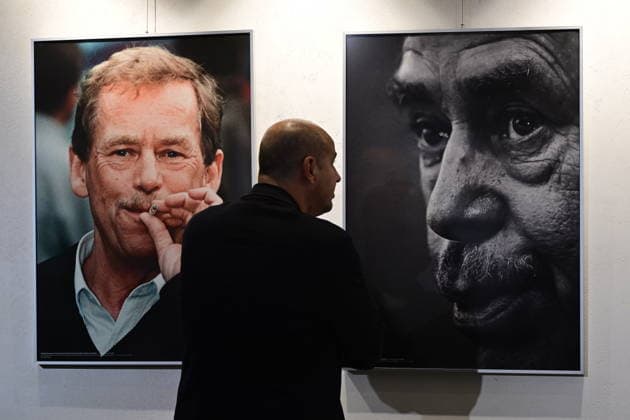 The opening of Photo CTK: Havel - President Vaclav Havel Through the Eyes of CTK Photojournalists exhibition, marking 90th anniversary of Havel s birth, organised by Czech Press Agency (CTK)xinxcollaborationxwithxCzechxPhoto,xonxOctoberx6,x2026,xinxPrague,xCzechxRepublic.x(CTKxPhoto RomanxVondrous) CTKPhotoP2026100607161  CTKPhotoP2026100607161