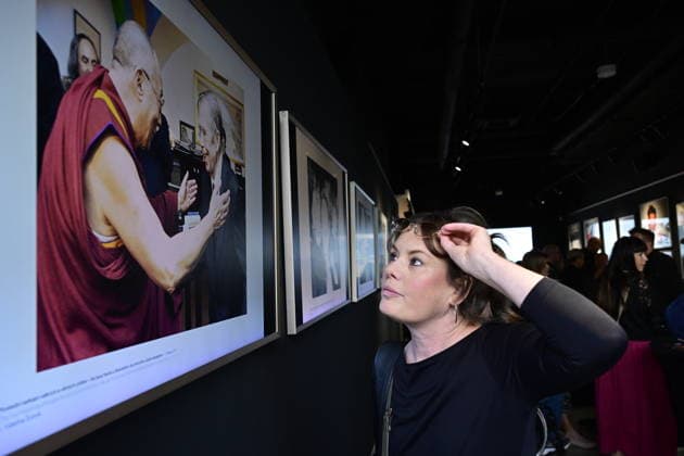CTK photographer Katerina Sulova attends the opening of Photo CTK: Havel - President Vaclav Havel Through the Eyes of CTK Photojournalists exhibition, marking 90th anniversary of Havel s birth, organised by Czech Press Agency (CTK)xinxcollaborationxwithxCzechxPhoto,xonxOctoberx6,x2026,xinxPrague,xCzechxRepublic.x(CTKxPhoto RomanxVondrous) CTKPhotoP2026100607199  CTKPhotoP2026100607199
