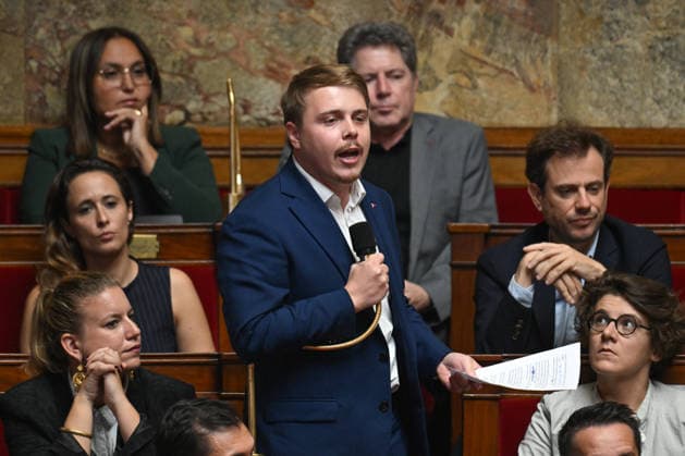 Questions to the Government in the National Assembly: Louis Boyard, Session of Questions to the Government in the National Assembly, Paris 460252, October 6, 2026, Paris, France  Copyright: xL.Urmanx xStarfacex STAR_460252_028