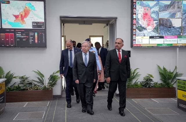 October 6, 2026, Pakistan: UN Secretary-General Antonio Guterres Visits National Emergencies Operation Centre in Islamabad Pakistan  - ZUMAas3_ 20261006_zaf_as3_065 Copyright: xPPIx