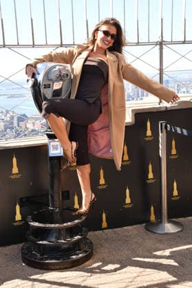 NEW YORK, NY- OCTOBER 6: Jessie James Decker at the Empire State Building to Celebrate the Release of New Cookbook The Secret Sauce: A Family Cookbook Seasoned with Love on October 6, 2026 in New York City. Copyright: xmpi099 MediaPunchx