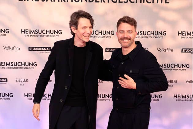 Sabin Tambrea and Friedrich Muecke attend the premiere of Heimsuchung The Beloved at Kino International on October 6, 2026l in Berlin, Germany Heimsuchung The Beloved premiere in Berlin, Germany