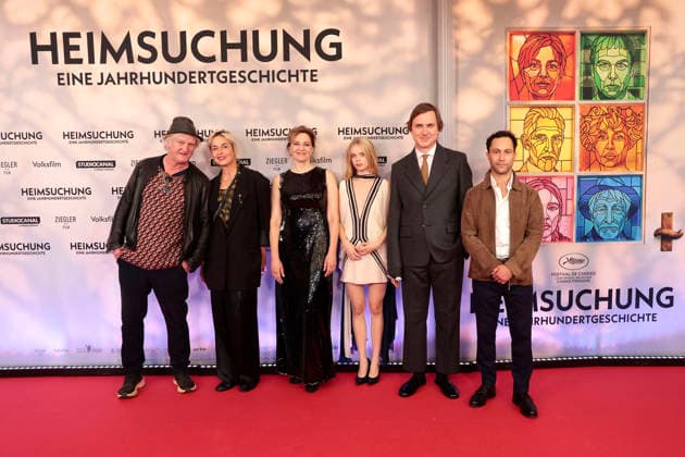 Detlev Buck, Susanne Wolff, Martina Gedeck, Maria Matschke Engel, Lars Eidinger and Ludwig Trepte attend the premiere of Heimsuchung The Beloved at Kino International on October 6, 2026l in Berlin, Germany Heimsuchung The Beloved premiere in Berlin, Germany