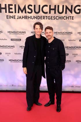 Sabin Tambrea and Friedrich Muecke attend the premiere of Heimsuchung The Beloved at Kino International on October 6, 2026l in Berlin, Germany Heimsuchung The Beloved premiere in Berlin, Germany
