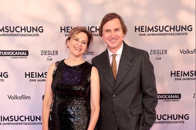 Martina Gedeck and Lars Eidinger attend the premiere of Heimsuchung The Beloved at Kino International on October 6, 2026l in Berlin, Germany Heimsuchung The Beloved premiere in Berlin, Germany