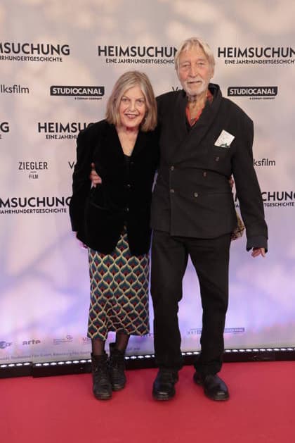 Angela Winkler and Wigand Witting attend the premiere of Heimsuchung The Beloved at Kino International on October 6, 2026l in Berlin, Germany Heimsuchung The Beloved premiere in Berlin, Germany