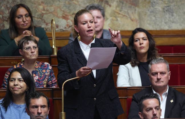 AssembleÌe Nationale - QAG du 6 octobre 2026 Mathilde Panot SÃ ance des Questions d ActualitÃ s au Gouvernement Ã l AssembleÌe Nationale Ã Paris, le 6 octobre 2026. Current Affairs Question Period with the Government at the National Assembly in Paris, October 6, 2026.  Copyright: xFabricexChasseryx