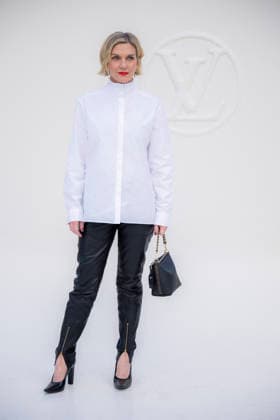Louis Vuitton - Photocall - Paris Fashion Week EB Rhea Seehorn attends the Louis Vuitton Womenswear Spring Summer 2027 show as part of Paris Fashion Week on October 06, 2026 in Paris, France. Photo by Eliot Blondet ABACAPRESS.COM Paris France France  Copyright: xBlondetxEliot ABACAx