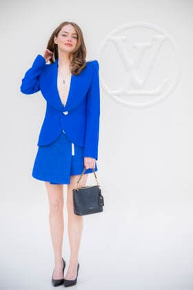 Louis Vuitton - Photocall - Paris Fashion Week EB Emma Stone attends the Louis Vuitton Womenswear Spring Summer 2027 show as part of Paris Fashion Week on October 06, 2026 in Paris, France. Photo by Eliot Blondet ABACAPRESS.COM Paris France France  Copyright: xBlondetxEliot ABACAx