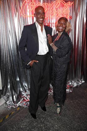 Bruce Darnell, Nikeata Thompson bei der COKE LIGHT EXPERIENCE X BRUCE DARNELL im Borchardt in Berlin am 06.10.2026