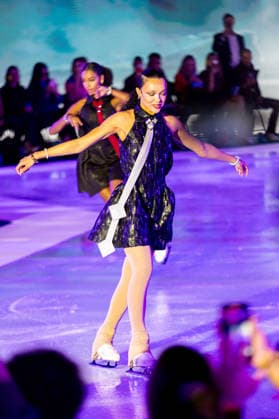 PFW Pierre Cardin Runway NB A model walks the runway during the Pierre Cardin Womenswear Spring Summer 2027 show at Pailleron ice rink as part of Paris Fashion Week on October 06, 2026 in Paris, France. Photo by Nasser Berzane ABACAPRESS.COM Paris France  Copyright: xBerzanexNasser ABACAx