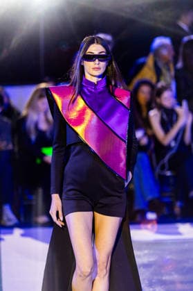 PFW Pierre Cardin Runway NB A model walks the runway during the Pierre Cardin Womenswear Spring Summer 2027 show at Pailleron ice rink as part of Paris Fashion Week on October 06, 2026 in Paris, France. Photo by Nasser Berzane ABACAPRESS.COM Paris France  Copyright: xBerzanexNasser ABACAx