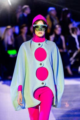 PFW Pierre Cardin Runway NB A model walks the runway during the Pierre Cardin Womenswear Spring Summer 2027 show at Pailleron ice rink as part of Paris Fashion Week on October 06, 2026 in Paris, France. Photo by Nasser Berzane ABACAPRESS.COM Paris France  Copyright: xBerzanexNasser ABACAx