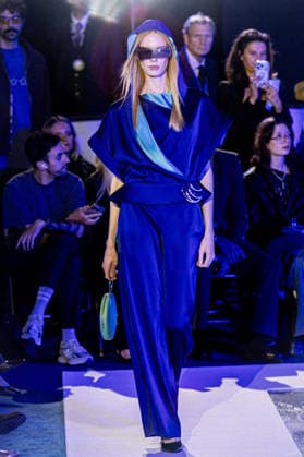 PFW Pierre Cardin Runway NB A model walks the runway during the Pierre Cardin Womenswear Spring Summer 2027 show at Pailleron ice rink as part of Paris Fashion Week on October 06, 2026 in Paris, France. Photo by Nasser Berzane ABACAPRESS.COM Paris France  Copyright: xBerzanexNasser ABACAx