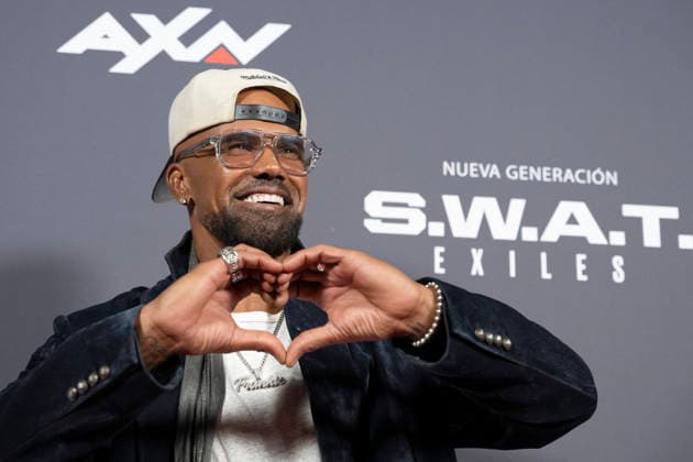 October 6, 2026, Madrid, Spain: Shemar Moore attends the S.W.A.T. Exiles premiere at Palacio de la Prensa in Madrid. Madrid Spain - ZUMAs197 20261006_aaa_s197_190 Copyright: xAtilanoxGarciax