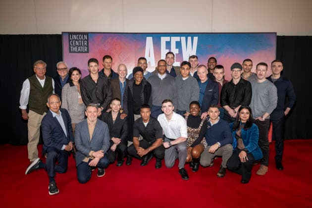 October 6, 2026, New York, New York, USA: The cast and creative team of A Few Good Men on Broadway attend a press conference at the Vivian Beaumont Theater at Lincoln Center in New York. 6 October 2026 New York USA - ZUMAa265 20261006_zep_a265_051 Copyright: xEricxAcquayex