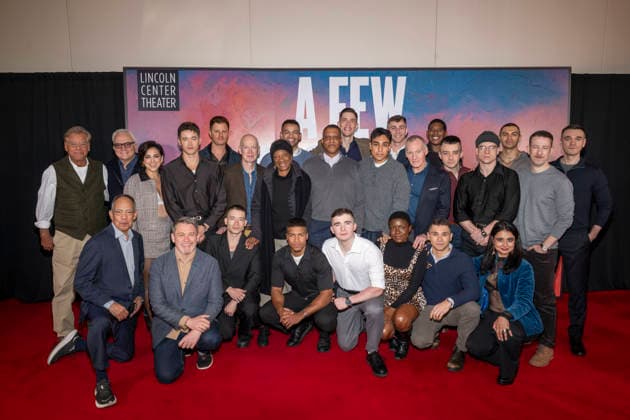 October 6, 2026, New York, New York, USA: The cast and creative team of A Few Good Men on Broadway attend a press conference at the Vivian Beaumont Theater at Lincoln Center in New York. 6 October 2026 New York USA - ZUMAa265 20261006_zep_a265_050 Copyright: xEricxAcquayex