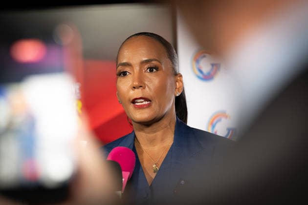 October 6, 2026, Atlanta, Georgia, USA: Former Atlanta Mayor and Democratic candidate for Georgia Governor Keisha Lance Bottoms meets with reporters following Tuesday nightÃ¢â‚¬â ¢s debate with Republican candidate Rick Jackson. Atlanta USA - ZUMAn03_ 20261006_zaf_n03_007 Copyright: xRobinxRaynex