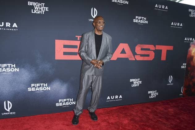 Samuel L. Jackson at arrivals for THE BEAST Premiere, Academy Museum of Motion Pictures, Los Angeles, CA, October 06, 2026. Photo By: Elizabeth Goodenough Everett Collection THE BEAST Premiere PUBLICATIONXNOTxINxCANxCHNxFRAxITAxJPNxNORxPOLxRUSxESPxUKxUSA
